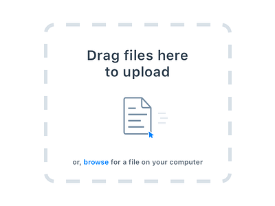 Daily UI 031 — File Upload clean daily ui daily ui 031 drag and drop file minimal simple ui upload ux web