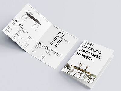 Drommel Catalog brand catalog catalog design catalog theme digital catalog furniture catalog graphic design layout layout design minimal minimalist