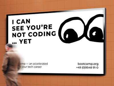 Boot Camp Banners ad ad printing banners billboards bootcamp coding creative it outdoor ad outdoor advertising poster ad print media subway