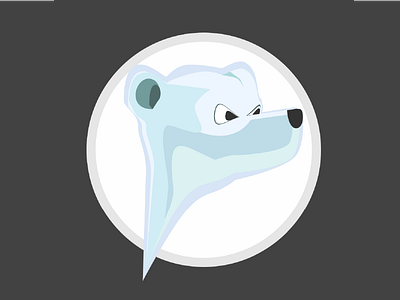 Polar Bear character design illustration polar bear vector