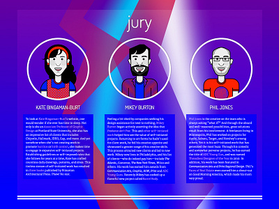Project Passion website - jury