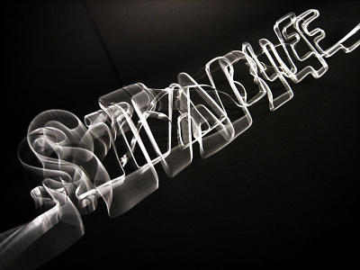 stable letterforms long exposure photography typography wire