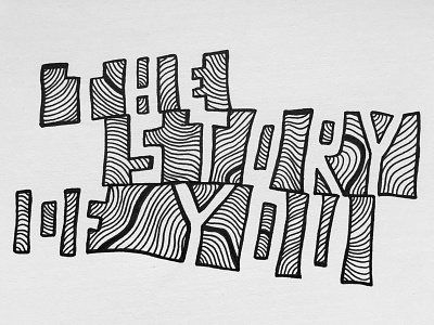 daybreak doodle 2 doodle hand drawn imperfect ink lines typography