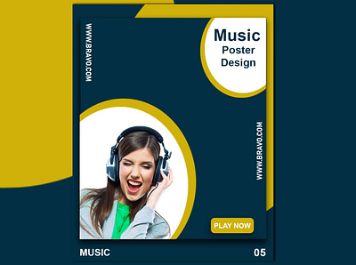 DailyUI Challenge #Music poster branding design icon web website