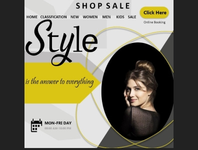 Fashion Style Page UI Design branding design illustration kamini 23 ui vector web