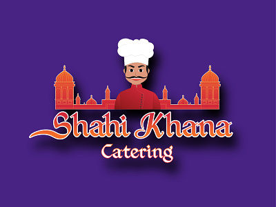 Logo Redesign- Shahi Khana Catering branding design illustration logo vector