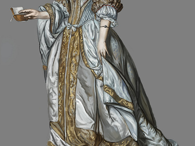 Lady dress 2dart characterdesign design digital painting digitalart illustration