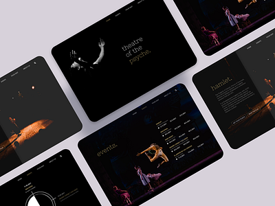 Theatre of the psyche branding creative creativity design inspiration interface ui userexperience ux webdesign