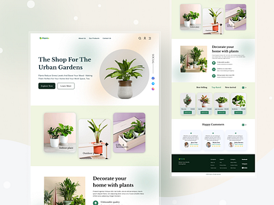 Plants Shop Landing page