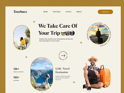 Tourbuzz-Travel landing page