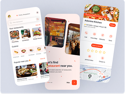 Restaurant Finding Mobile App