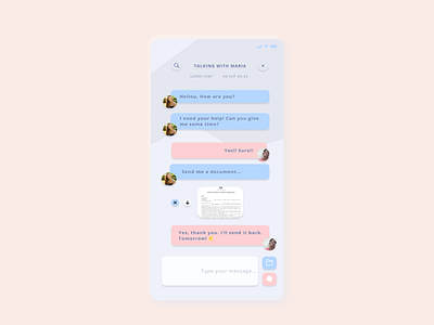 Design a Chatbox. #DailyUI 013 app app design batepapo chat chatting daily ui daily ui challenge dailyui dailyui shots design message messaging
