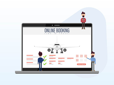 BOOK YOUR FLIGHT ONLINE ON LAPTOP