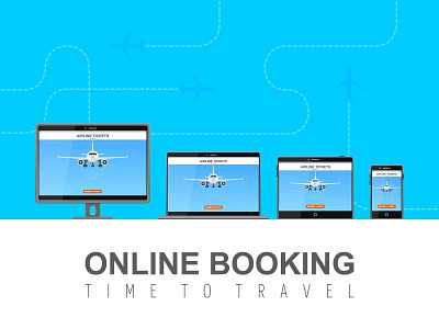 ONLINE FLIGHT BOOKING ON DIFFERENT SCREENS