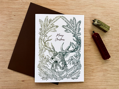 Christmas Card illustration print