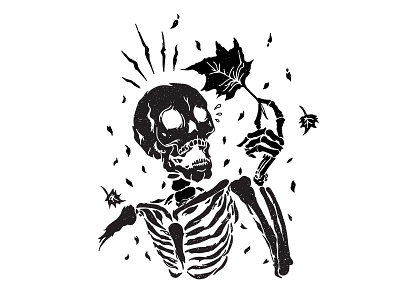 Happy Halloween design illustration minimal print vector