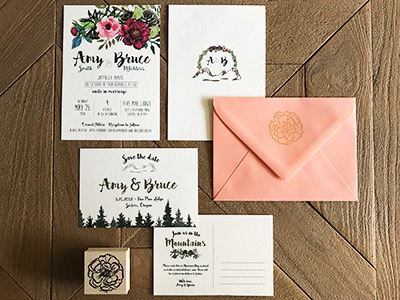 Wedding Invites + Save the Dates