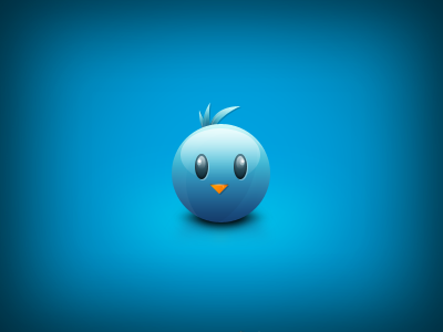 Cute Twitter Icon app baby blue cute glossy icon sweet twitter twitter bird