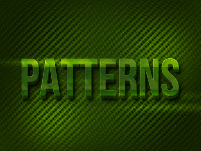Patterns Typo 3d cinamatic deep depth explode flare font free grass green pat pattern patterns presentation psd shadow text type typography