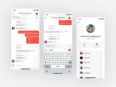 Group chat UX/UI