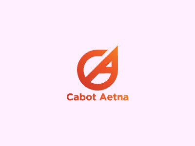 Cabot aetna abstract branding logo design