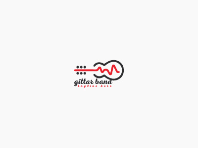 Gitter Brand Logo Design Music Branding Stock Vector (Royalty Free)  1953121513