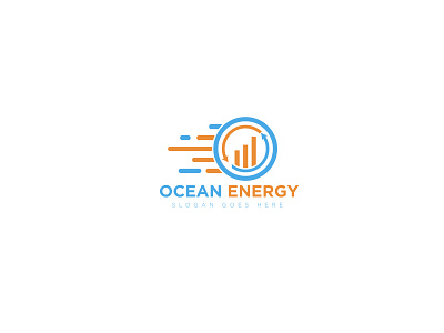 Ocean Energy Technology Branding Logo Design Template