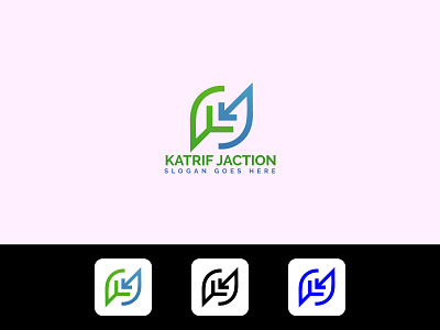 Katfir Jaction Branding Logo Design Template