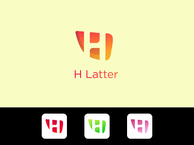 H Latter Business Modern Logo Design Template