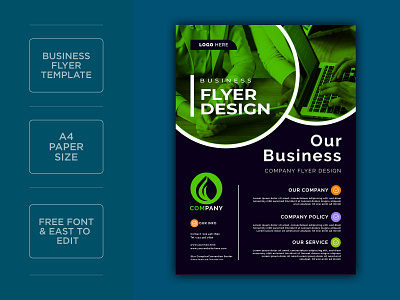Modern Corporate Business Flyer Design Template
