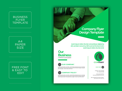 Corporate Business Flyer Design Template