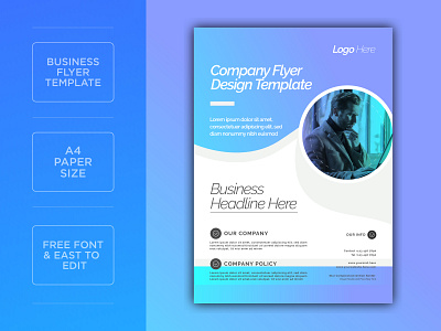 Abstract Business Flyer Design