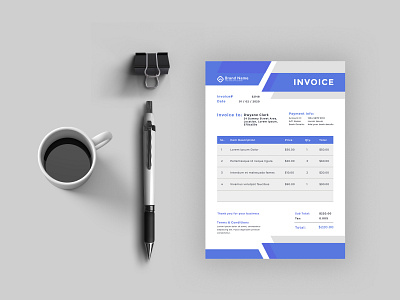 Professional Business Invoice Design