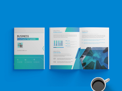 Corporate Business Brochure Template brand identity branding and identity branding concept branding design brochure design business brochure business profile business template catalog design company company brochure company portfolio company profile] corporate brochure logo poster design