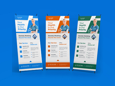 Corporate Medical RollUp Banner Design