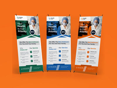 Creative Marketing Agency RollUp Banner Design corporate signage hostipal signage design medical banner medical poster medical rollup banner medical rollup design medical signage rollup banner rollup design signage banner signage design signage design template