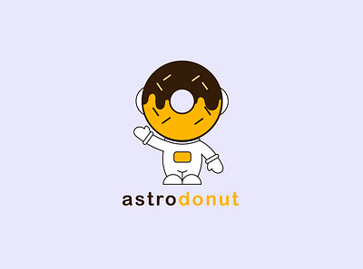 Astro Donut Logo Design brand design brand identity branding branding design design logo