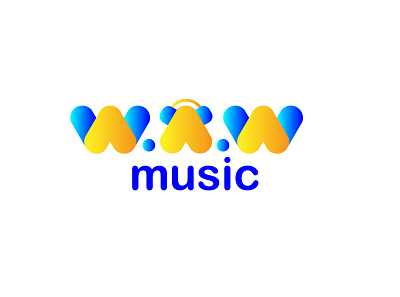 WAW Music Logo Design brand design brand identity branding branding design design logo mascot startup