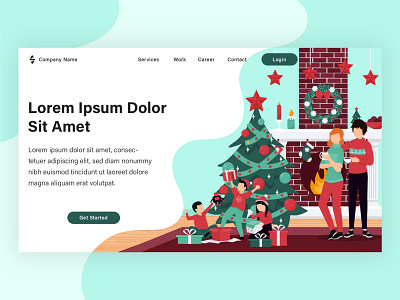 Christmas landing page project