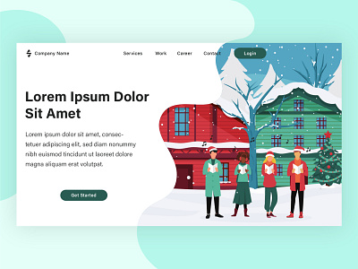 Christmas landing page project