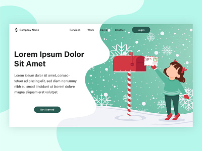 Christmas landing page project