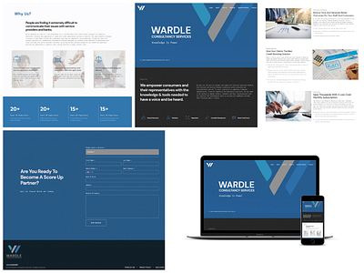 Wardle Consultancy branding design ui ux web