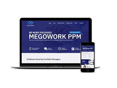 Megowork branding design graphic design typography ui ux webdesign webdevelopment website wordpress