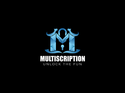 Multicription Gaming Logo adobe illustrator logo unlock