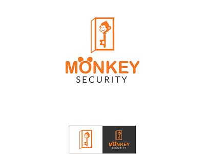 Monkey Security Logo creativelogo design logo logodesign logos logotype meaningful logo minimalist logo monekeylogo monkey newlogo security securitylogo september yellowlogo