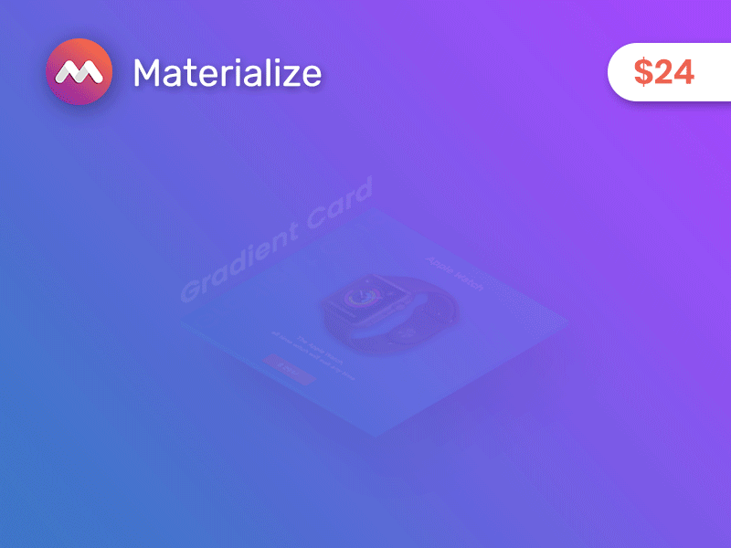 Materialize - Material Design Admin Template admin analytics chart dashboard ecommerce flat ui gradient color materialize