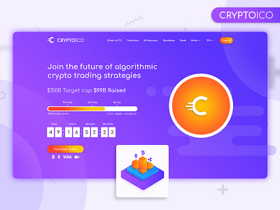 Crypto ICO - Cryptocurrency Website Landing Page HTML admin agency bitcoin blockchain bootstrap4 crypto cryptocurrency dashboard ico investments trading wallet