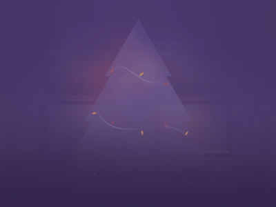 Precious Moment (Sketch Daily) christmas gradients holiday purple subtle vector