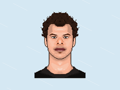 Tyler Kennedy pixel art portrait