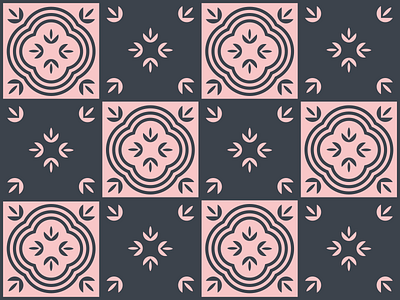 Daily Pattern - 11 23 19 daily pattern gray moroccan morocco muted pattern pink tiles